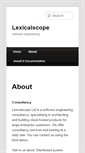 Mobile Screenshot of lexicalscope.com